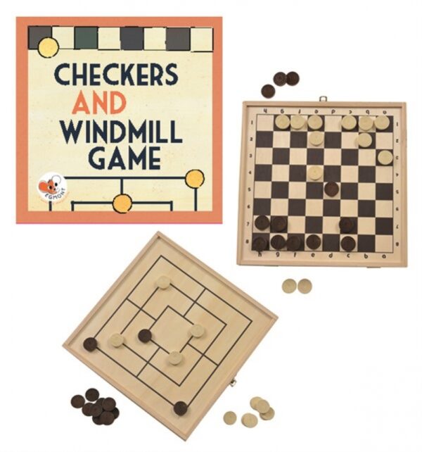 Checkers & Windmill Game