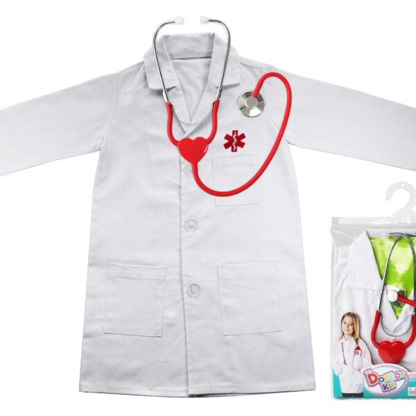 DOCTOR COAT AND STETHOSCOPE